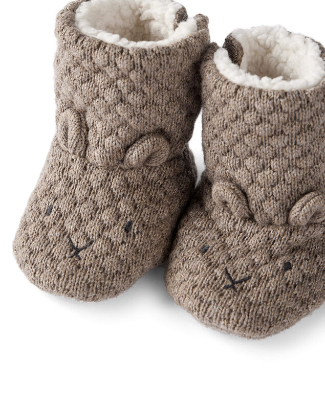 Product image 2 of Baby Organic Cotton Sweater Knit Booties