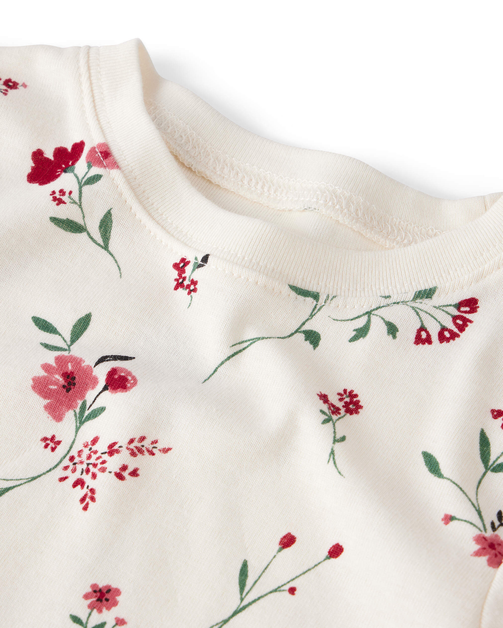 Baby Organic Cotton Pajamas Rosethorn Hollow Print