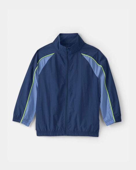 boys colourblock active windbreaker - blue