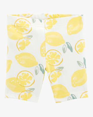Product image 1 of Toddler Lemon Print Bike Shorts - Multi
