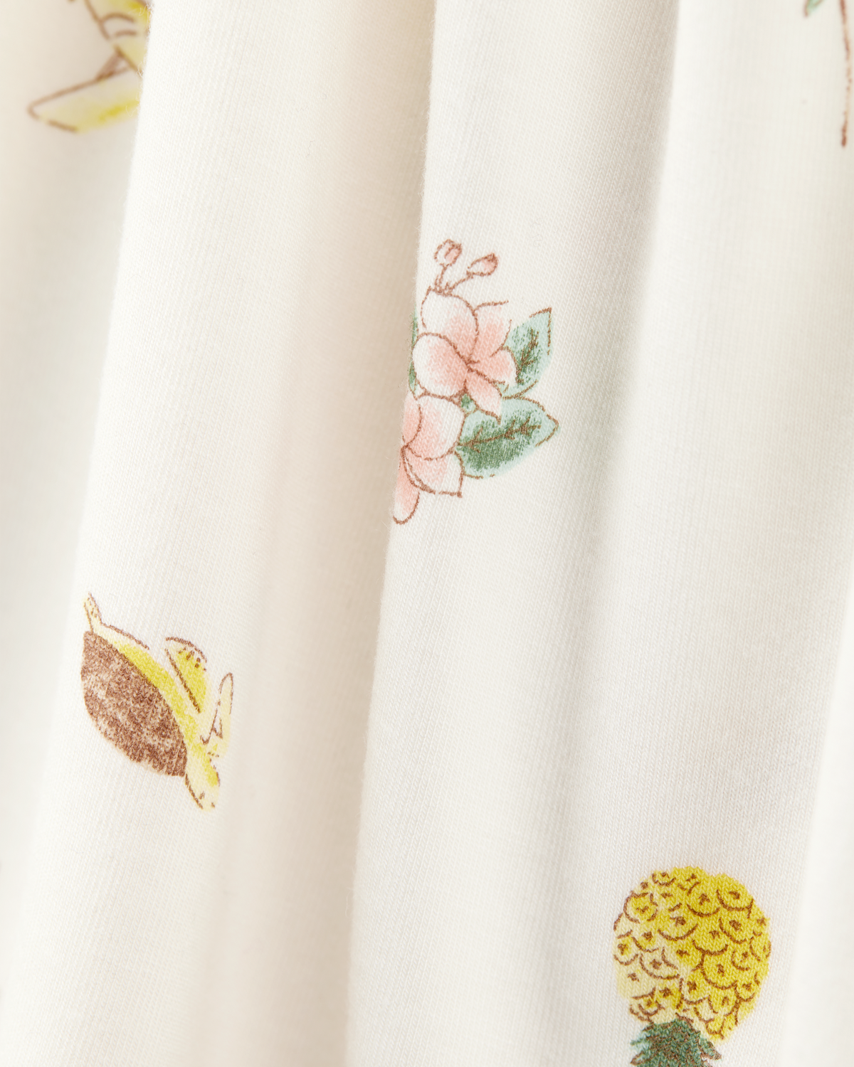 Baby Girl Tropical Print 2-Way Zip PurelySoft Convertible