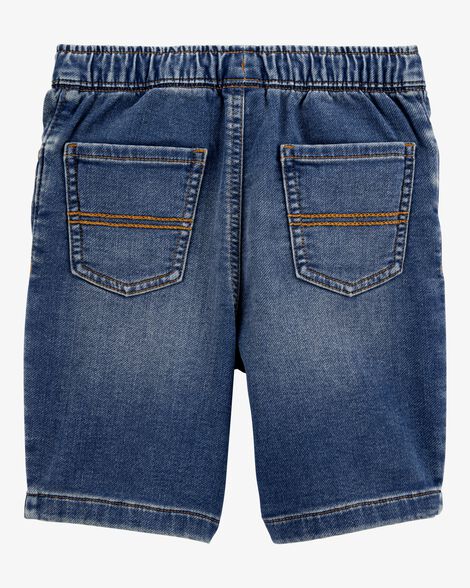  Product image 2 of Kid Pull-On Denim Shorts - Navy
