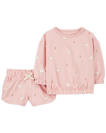 Baby 2-Piece Easter Bunny Outfit Set