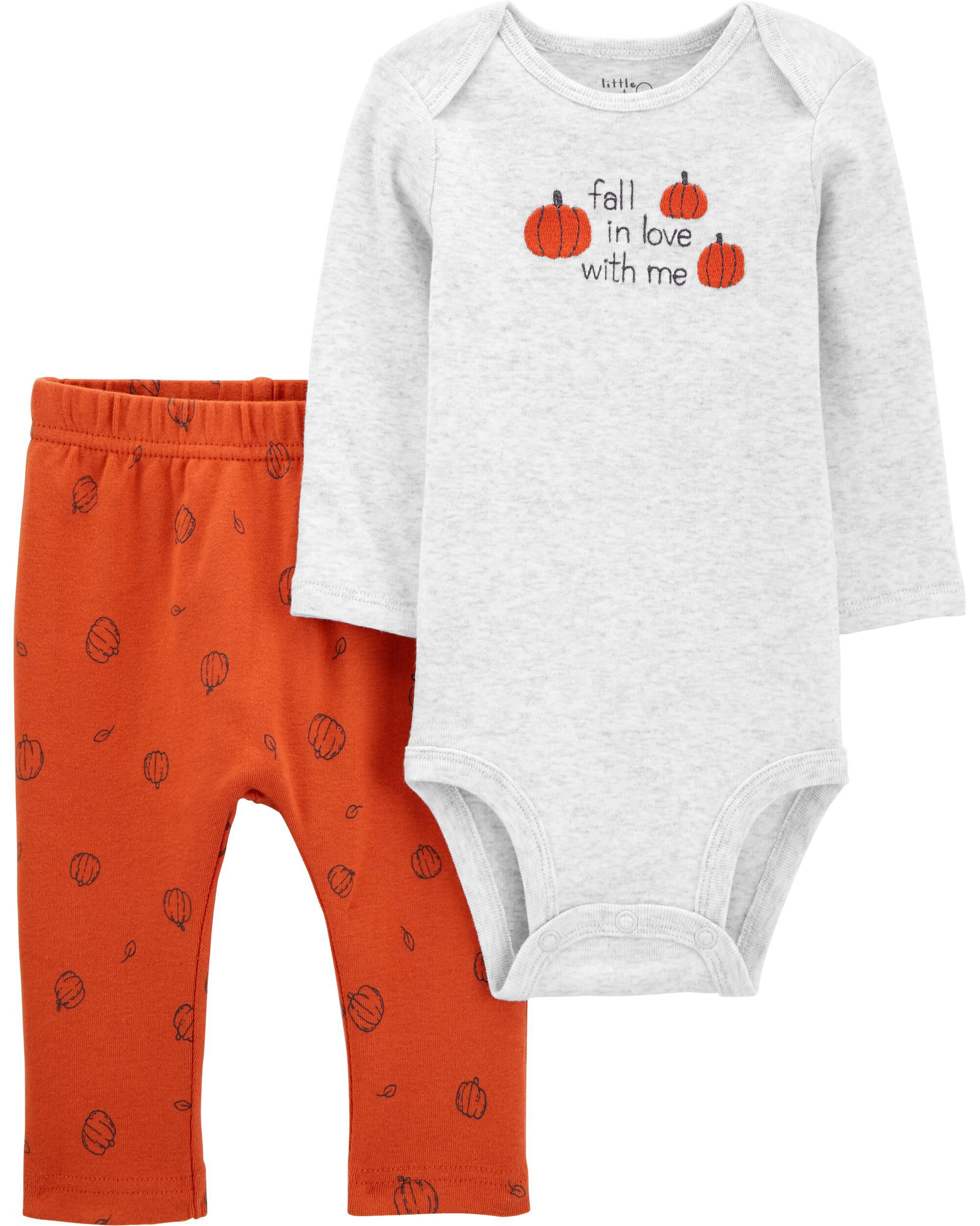 carters pumpkin pajamas