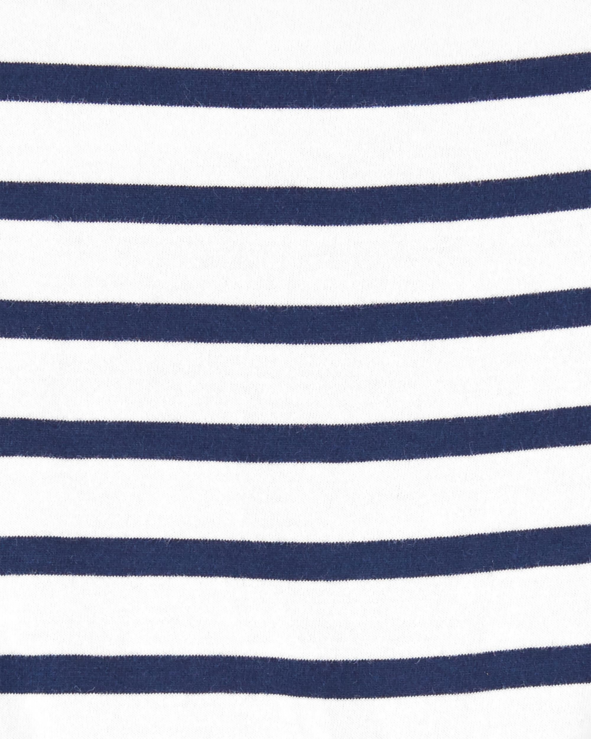 Toddler Striped Tie-Front Tee