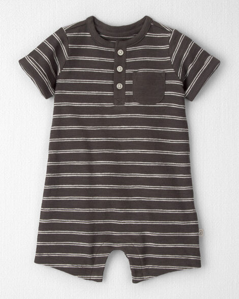 Baby Romper Made with Organic Cotton in Stripes