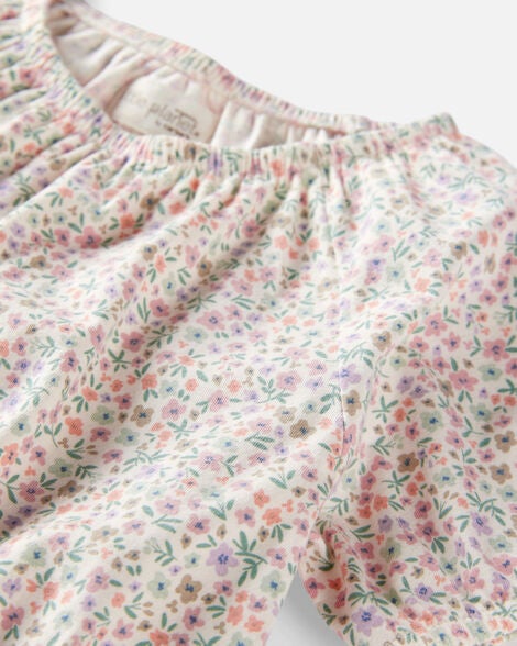  Product image 2 of Kid Organic Cotton Floral-Print Jumpsuit