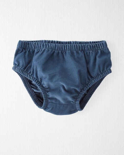  Product image 3 of Baby Organic Cotton Corduroy Pocket Dress in Dark Sea Blue