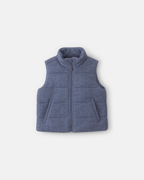 Girls Sleeveless Denim Vest - Chambray