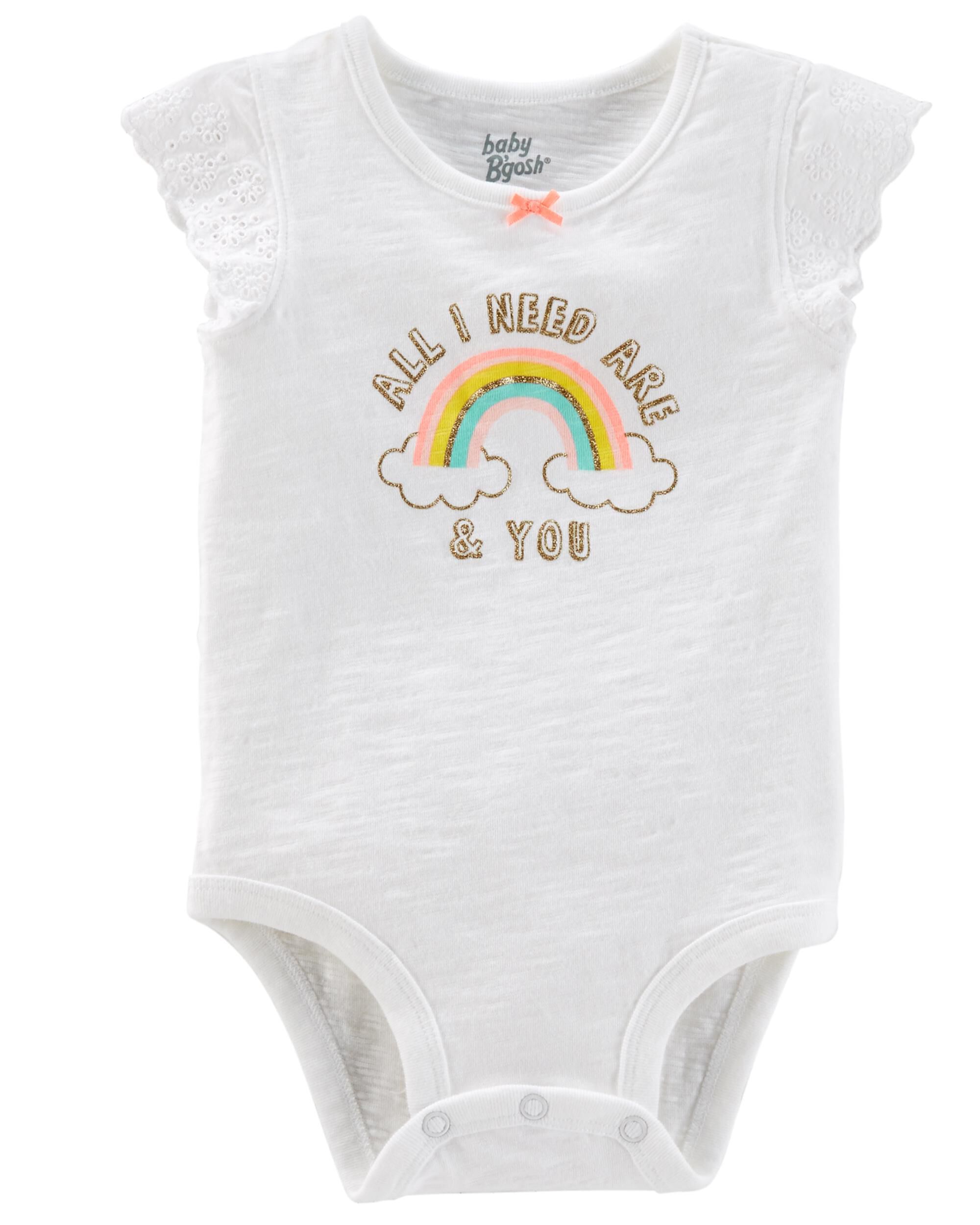 carter's rainbow onesie