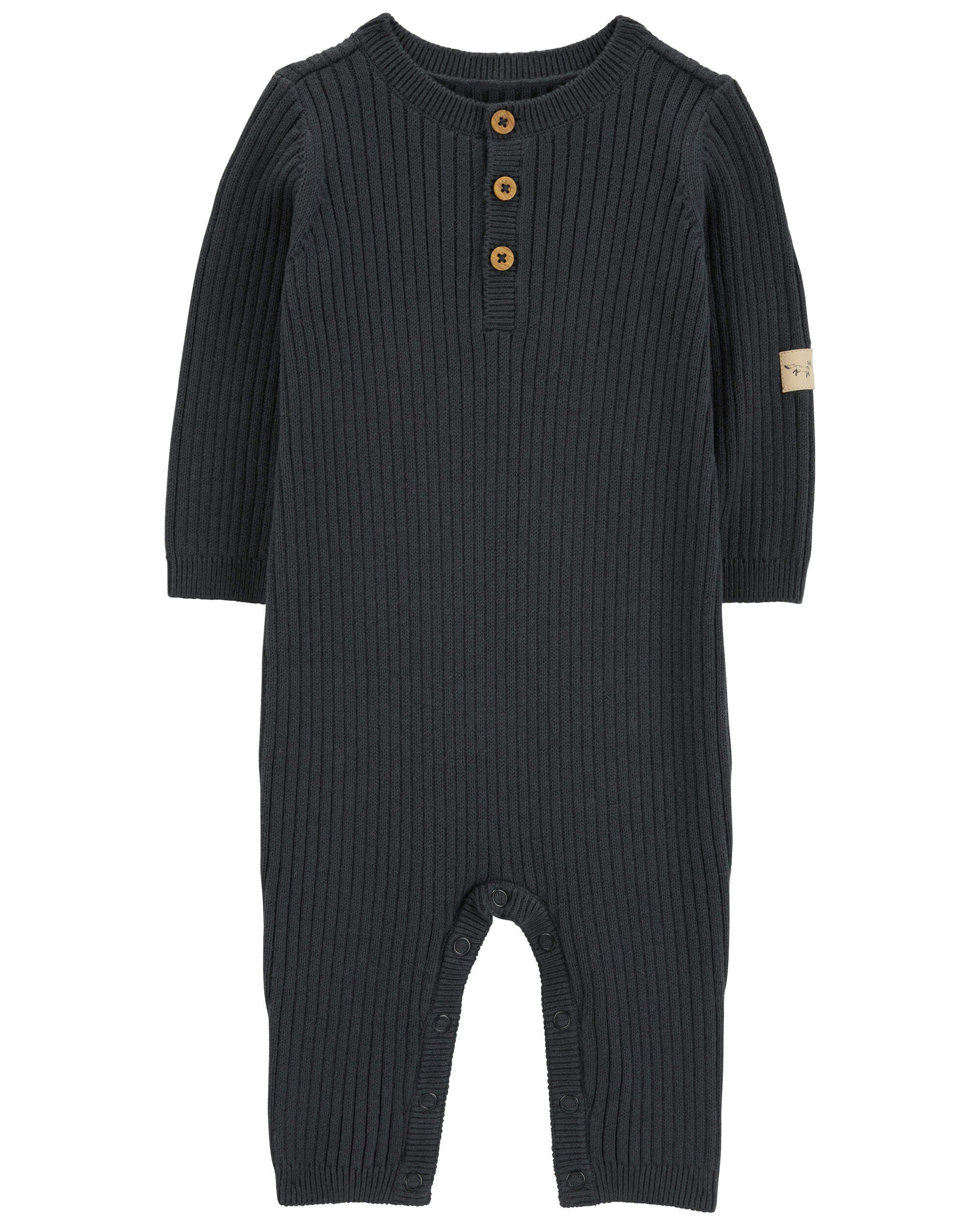 Waffled Jersey Overalls