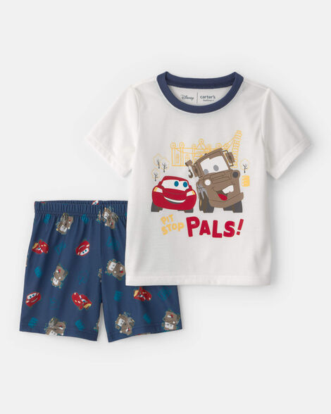 toddler boy 2-piece ©disney/pixar cars short-sleeve pajama set