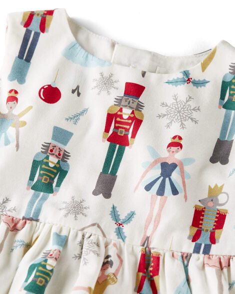 Product image 4 of Baby Organic Cotton Dress in Holiday Nutcracker