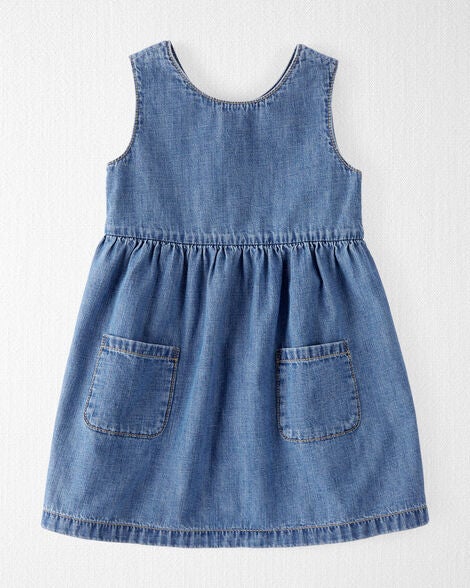  Product image 1 of Toddler Organic Cotton Chambray Dress