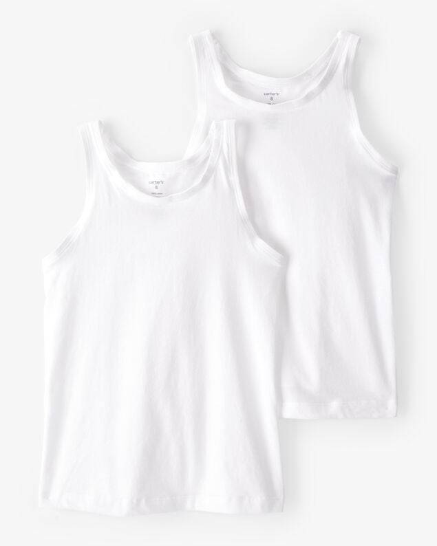 Product image 1 of Kid 2-Pack Cotton Cami Tanks