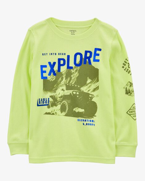  Product image 1 of Kid Explore Truck Thermal Graphic Tee