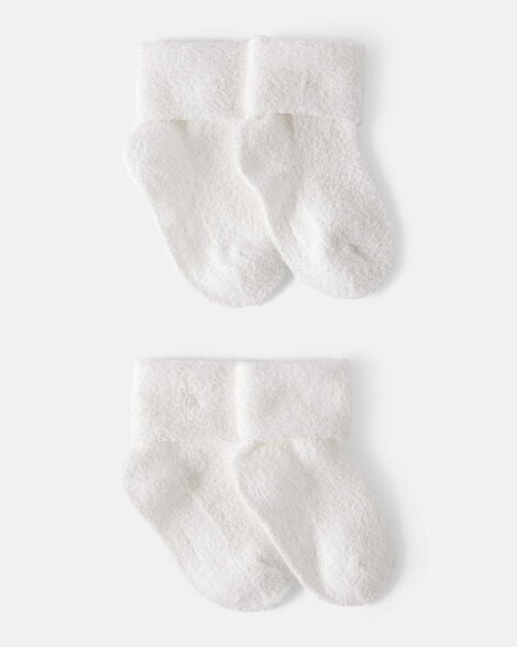 baby 4-pack foldover chenille  booties