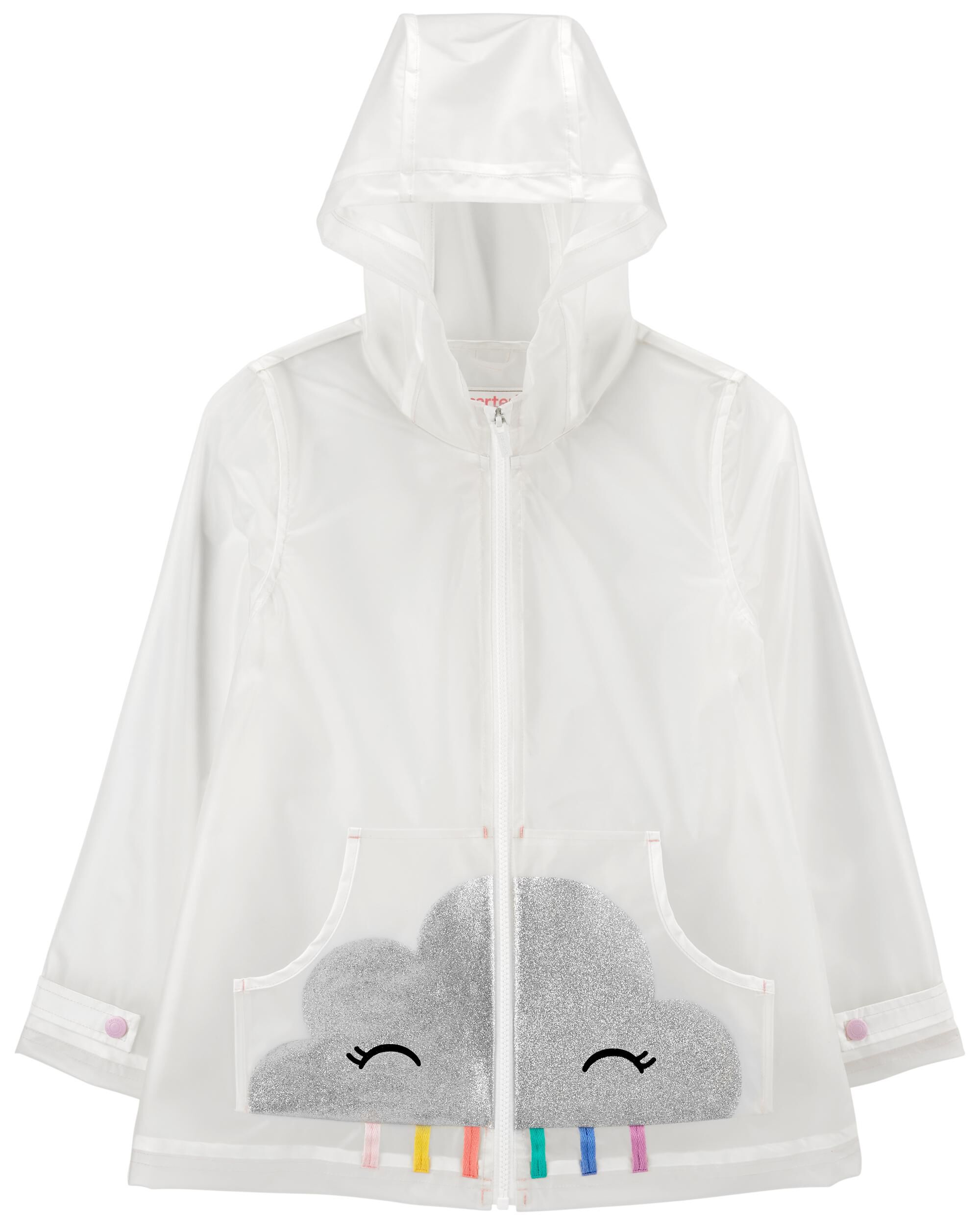 Kid White Cloud Raincoat | carters.com