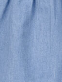 Chambray - Kid Chambray Pull-On Shorts - Blue, Selected