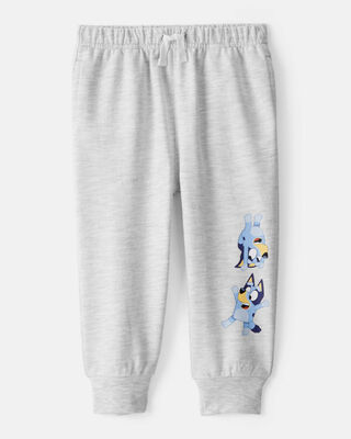 Product image 1 of Baby Boy Bluey French Terry Drawstring Joggers - Grey