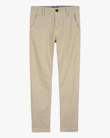  Product image 1 of Kid Slim Tapered Chino Pants - Khaki