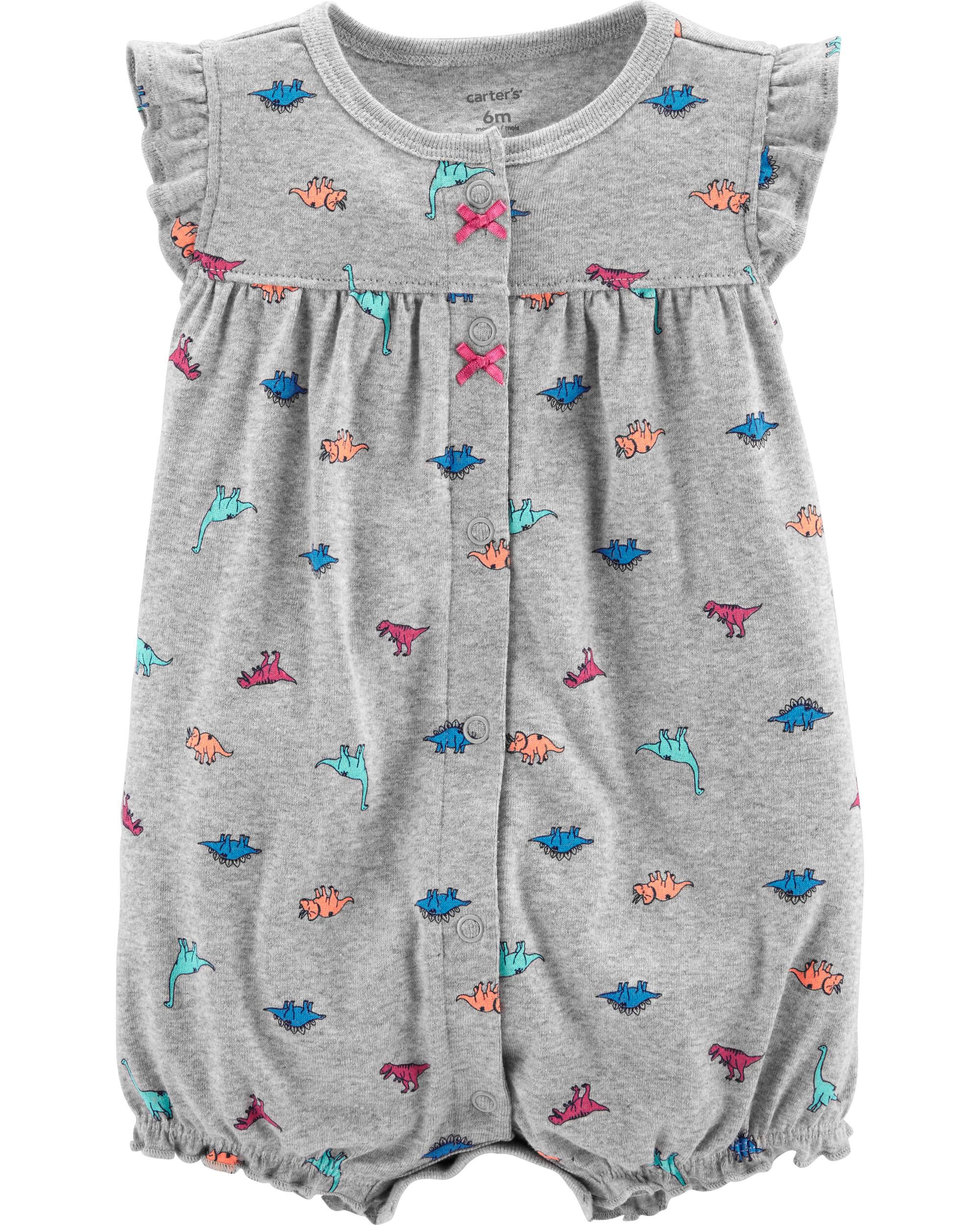 carters dinosaur romper