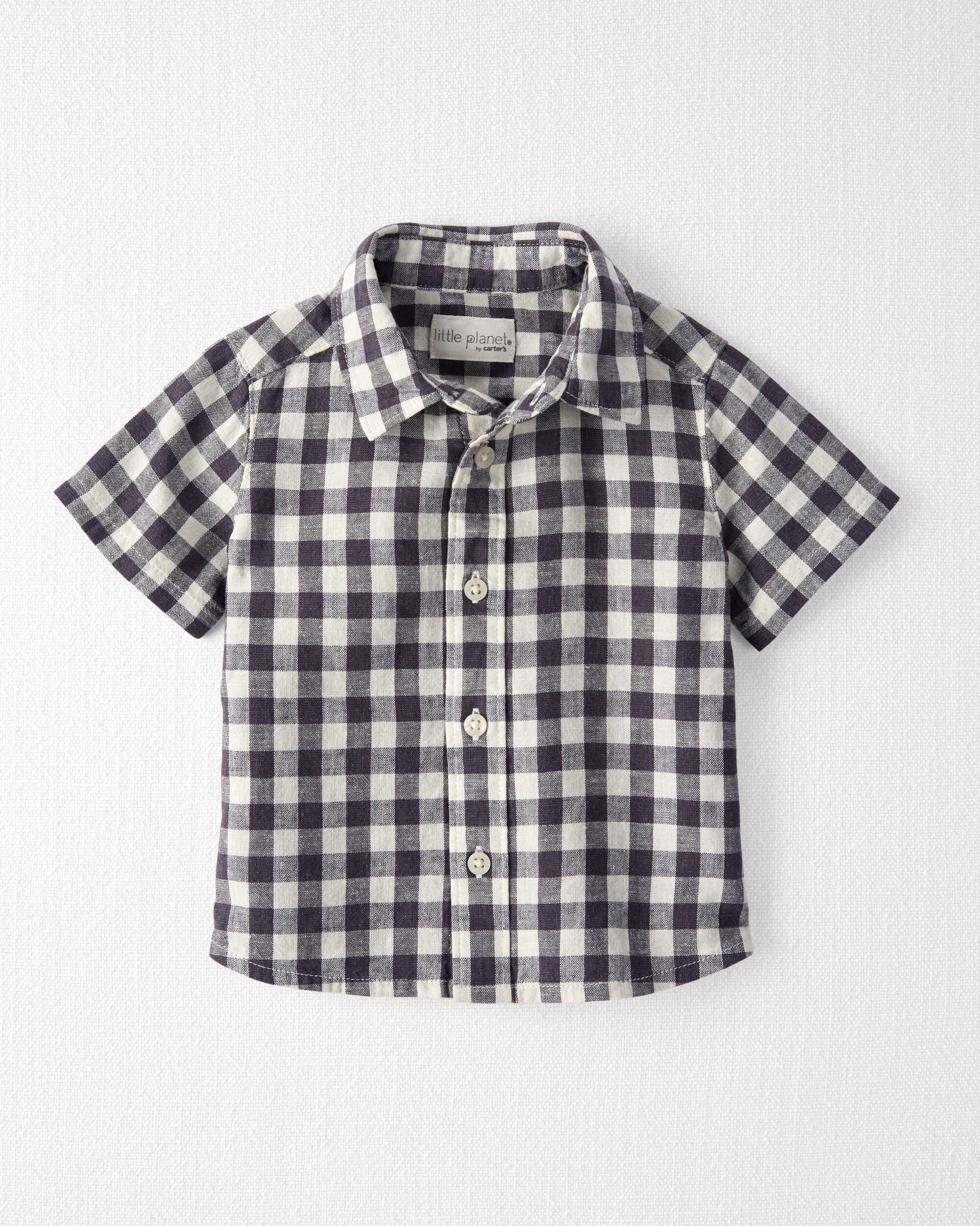 マスオ　　 　COTTON LINEN GINGHAM SHIRT Cotton Linen Shirt-Multi Gingham | Boden USA