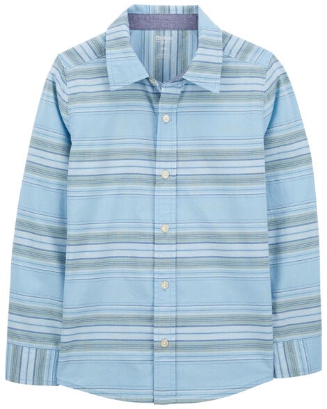 Product image 1 of Kid Baja Stripe Button-Front Shirt