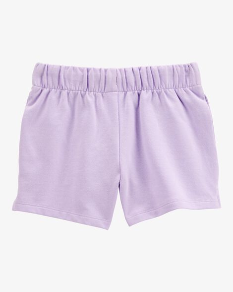 Product image 2 of Kid Pull-On French Terry Shorts - Purple