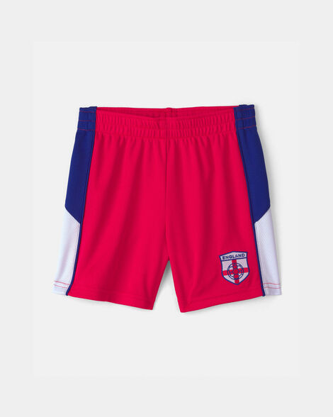 toddler umbro england mesh soccer shorts - red/blue/white