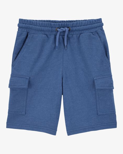  Product image 1 of Kid Pull-On Knit Cargo Shorts - Blue