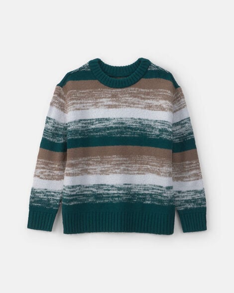 Boys Striped Long-Sleeve Sweater