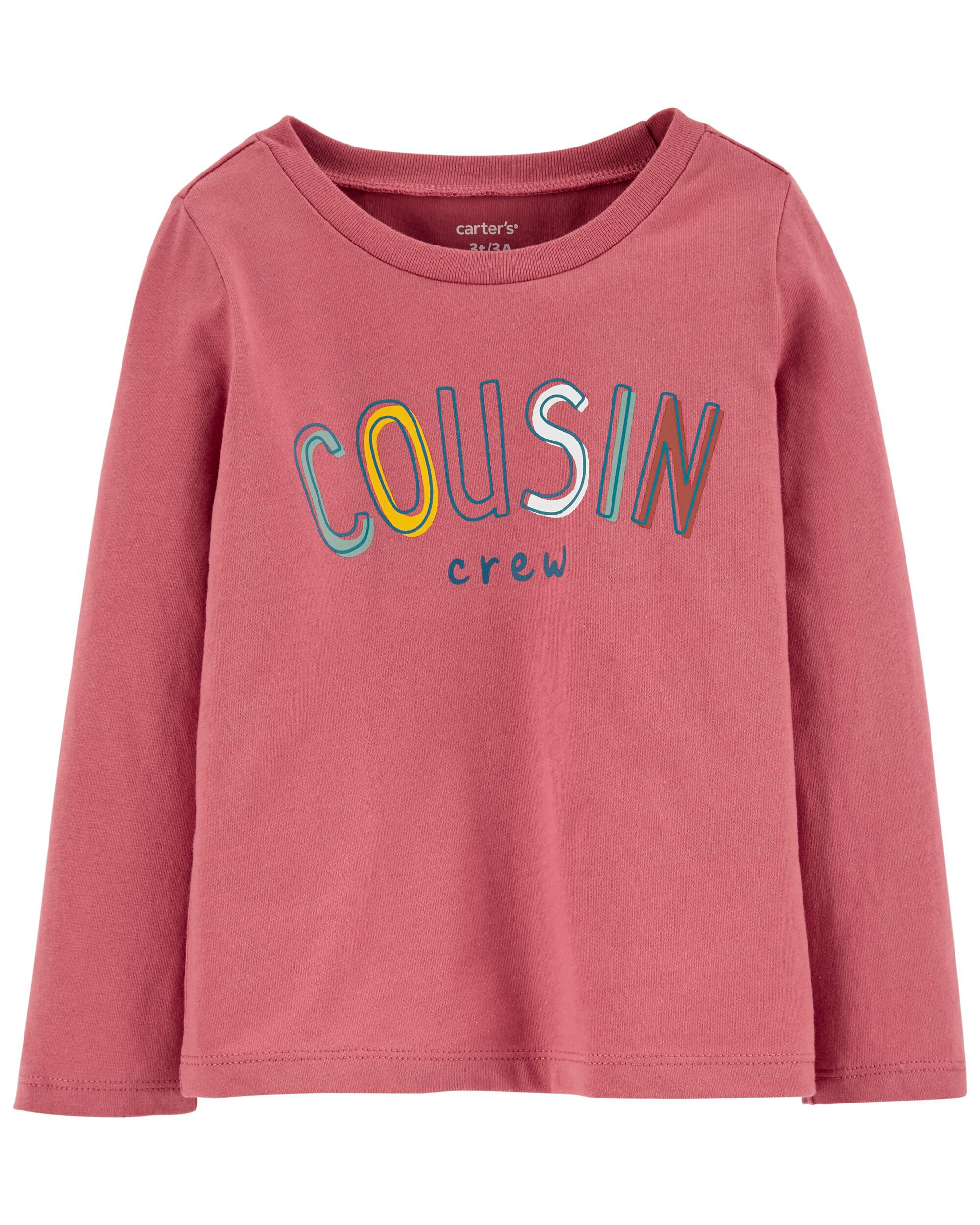 Kid Pink Cousin Crew Jersey Tee 