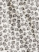 Black/White - Kid 2-Piece Floral Tank & Pull-On Short Set - Black/White, Selected