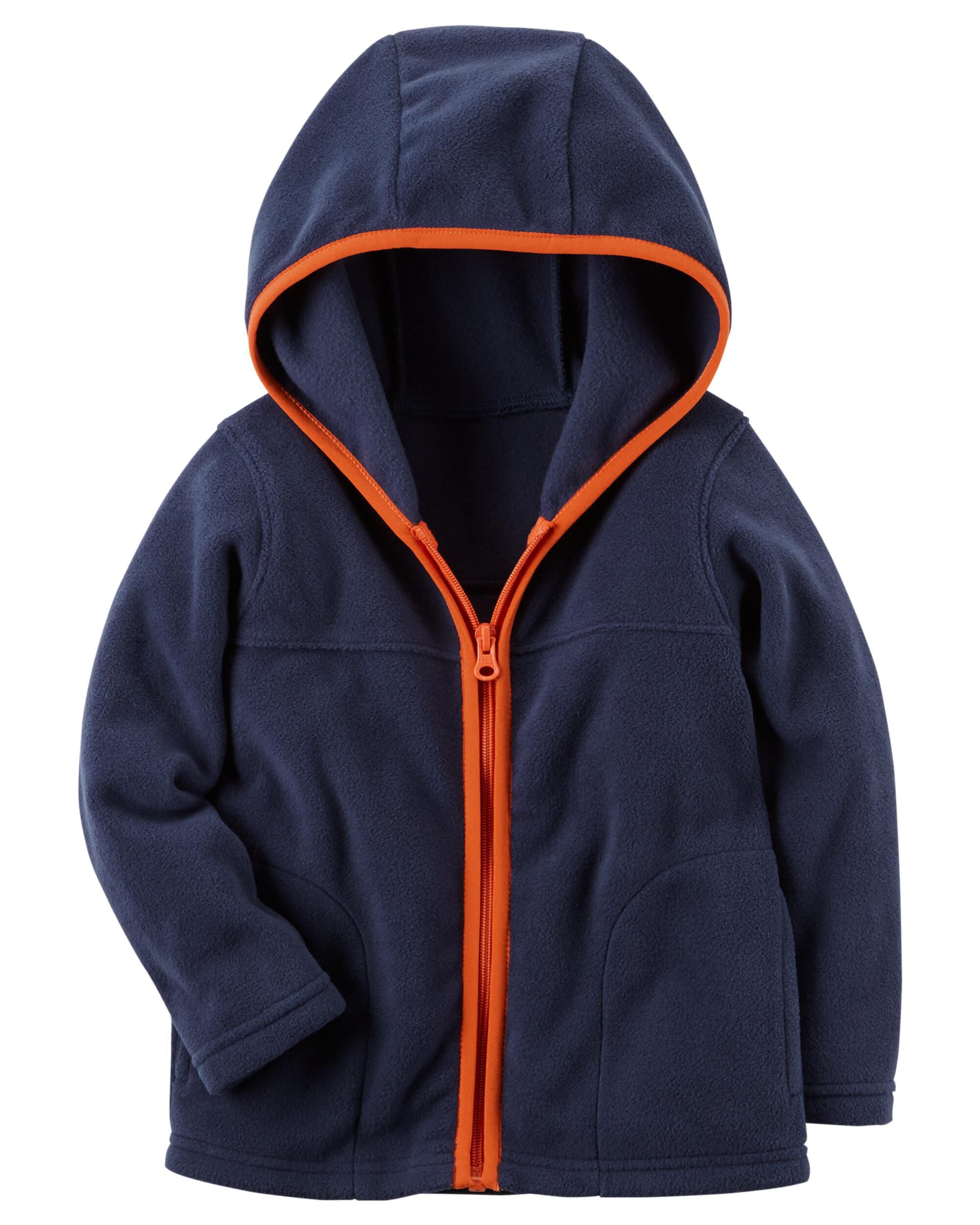Full-Zip Hooded Fleece Jacket | carters.com