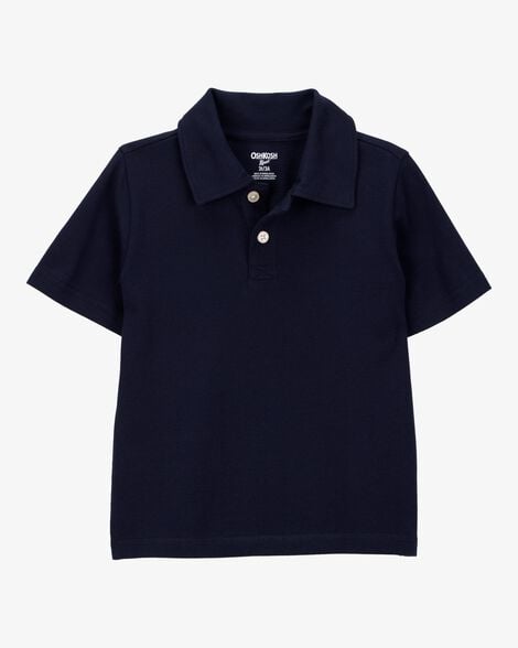 Product image 2 of Toddler 2-Pack Pique Uniform Polo Shirts - Navy