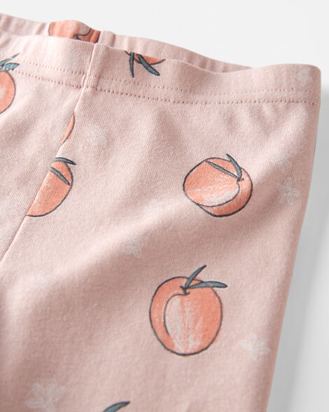 Product image 2 of Toddler Organic Cotton Pajamas in Peach Print