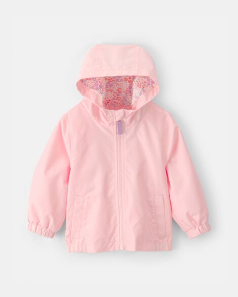 baby girl windbreaker - pink