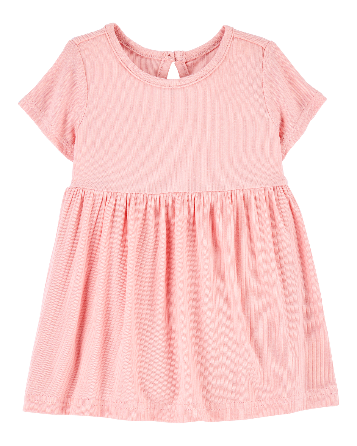 Baby Girl Solid PurelySoft Bodysuit Dress - Pink - Carter's