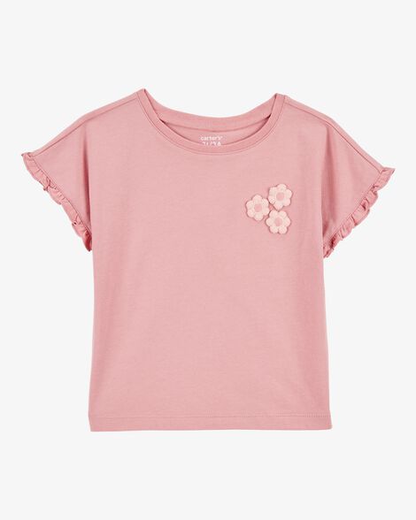  Product image 1 of Toddler Short-Sleeve Fashion Top - Pink