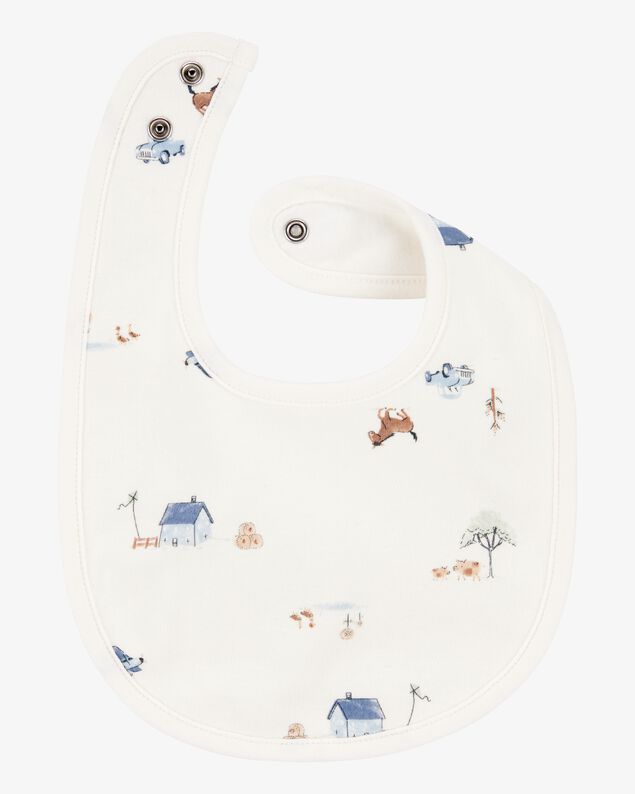 Product image 2 of Baby 3-Pack Dog Bibs - Blue/Ivory