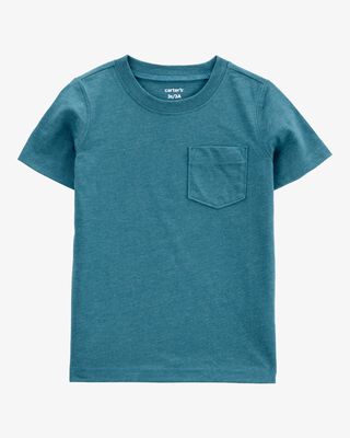 Product image 1 of Toddler Solid Short-Sleeve Pocket Tee - Teal