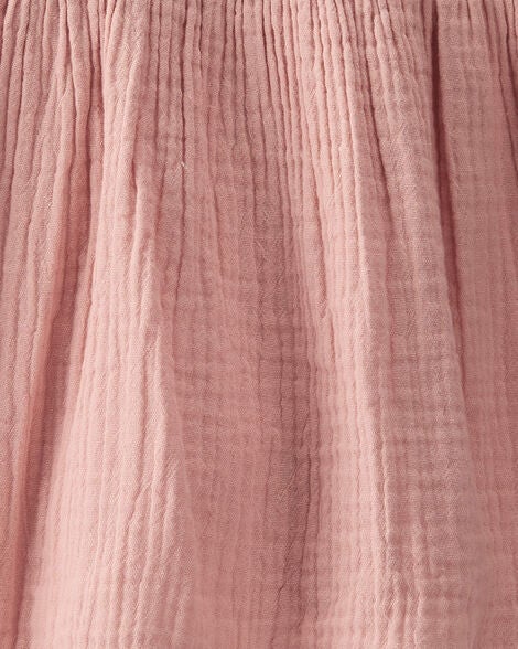  Product image 5 of Baby Organic Cotton Gauze Dress in Pink
