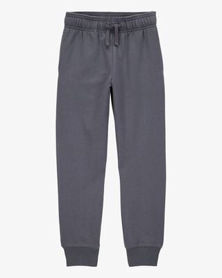 Product image 1 of Kid Pull-On Drawstring Joggers - Dark Grey
