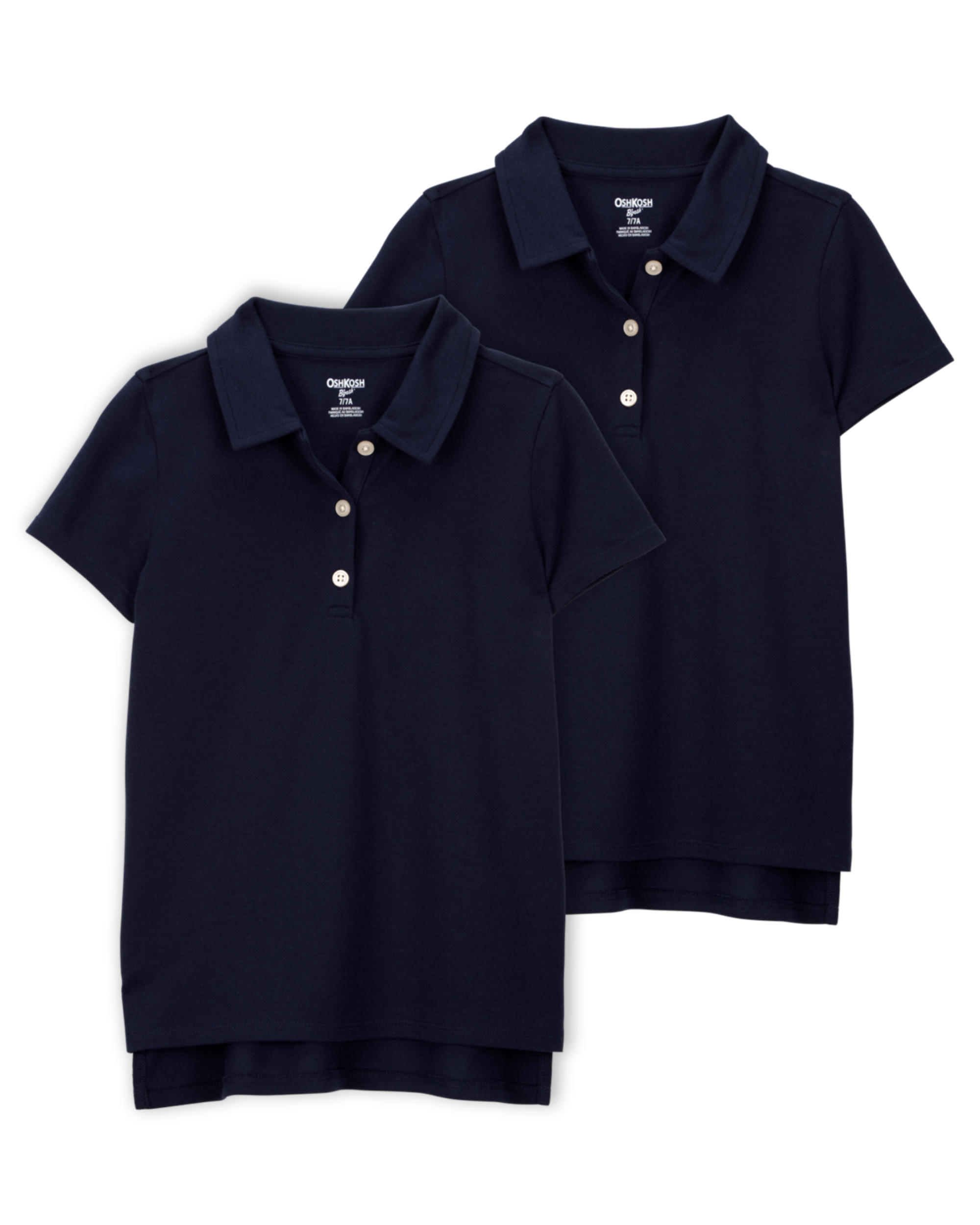 Kid -Pack Pique Uniform Polo Shirts