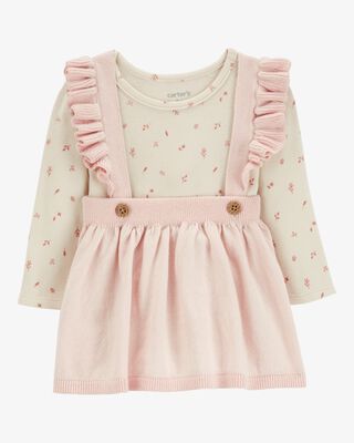 Product image 1 of Baby 2-Piece Long-Sleeve Bodysuit & Sweater Knit Jumper Set