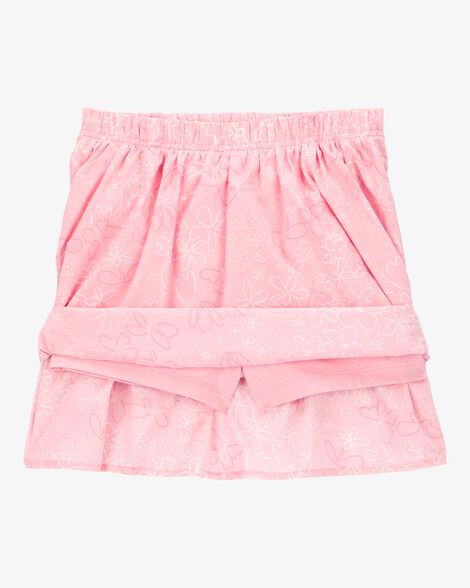  Product image 2 of Kid 2-Piece Print Skort Set - Pink