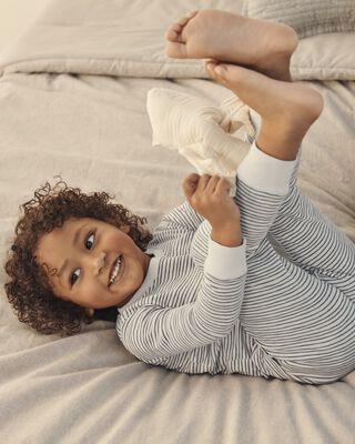 Product image 1 of Toddler Organic Cotton Pajamas Set in Stripes