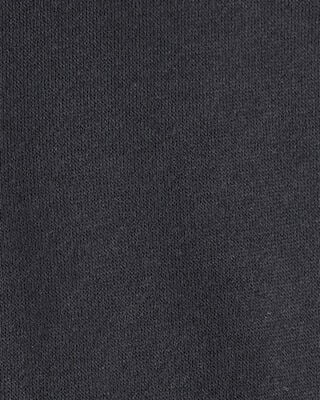Product image 2 of Baby Boy Solid Fleece Quarter Zip Sweatshirt - Black