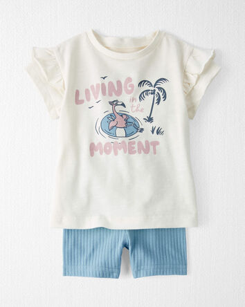 Baby 2-Piece Organic Cotton Living in the Moment Play Set